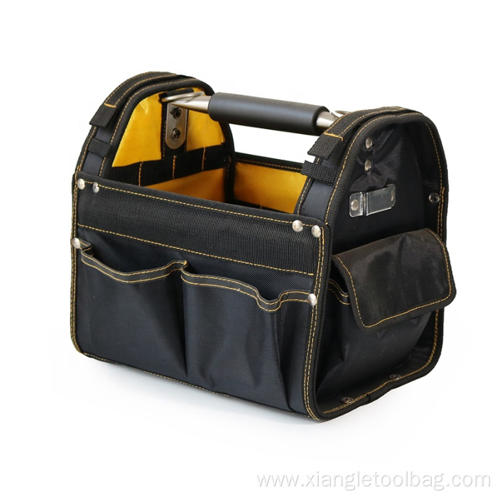 Open Tote Tool Bag with Stainless Steel Handle